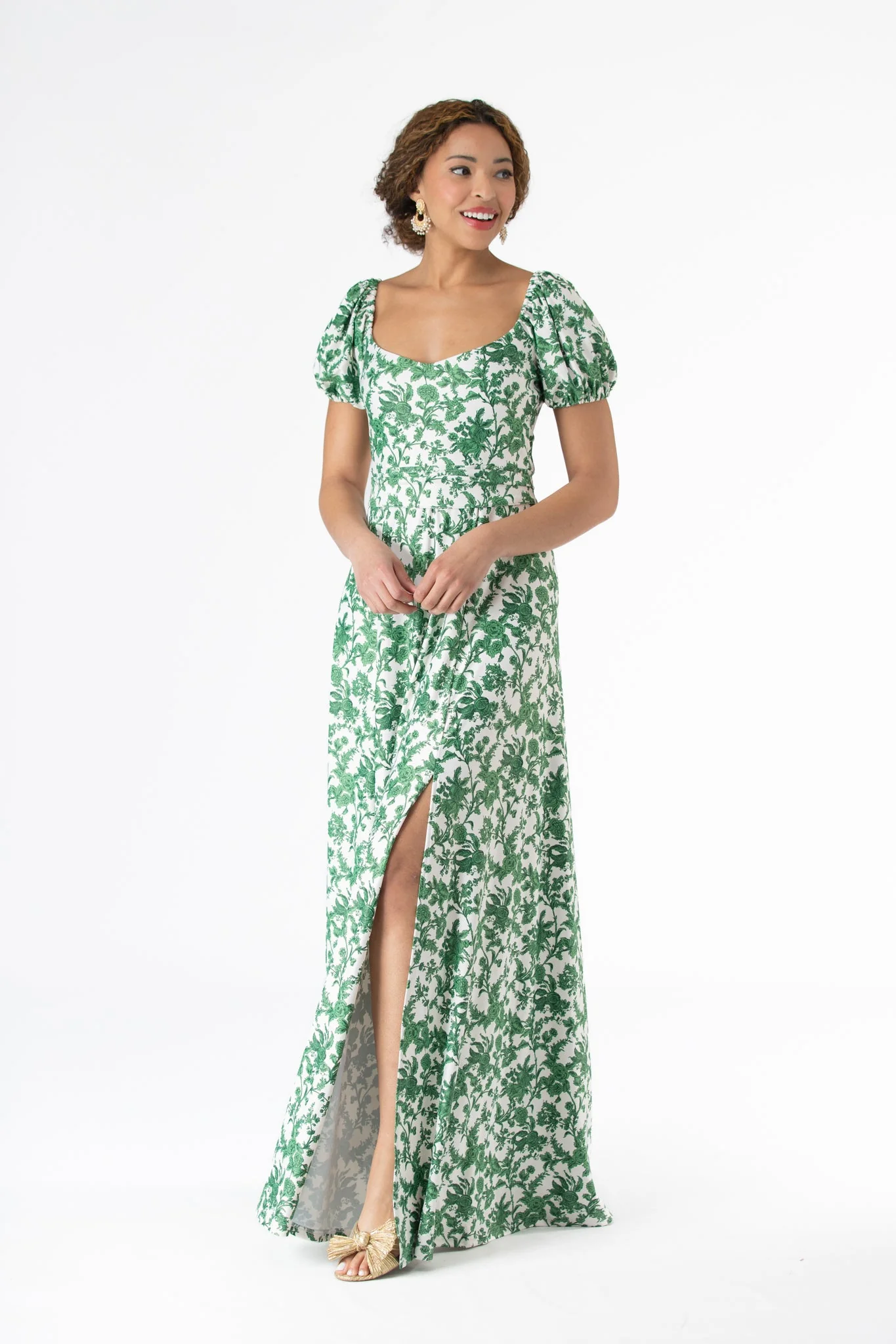 Elizabeth Dress in Rosemary Waltz - Image 3