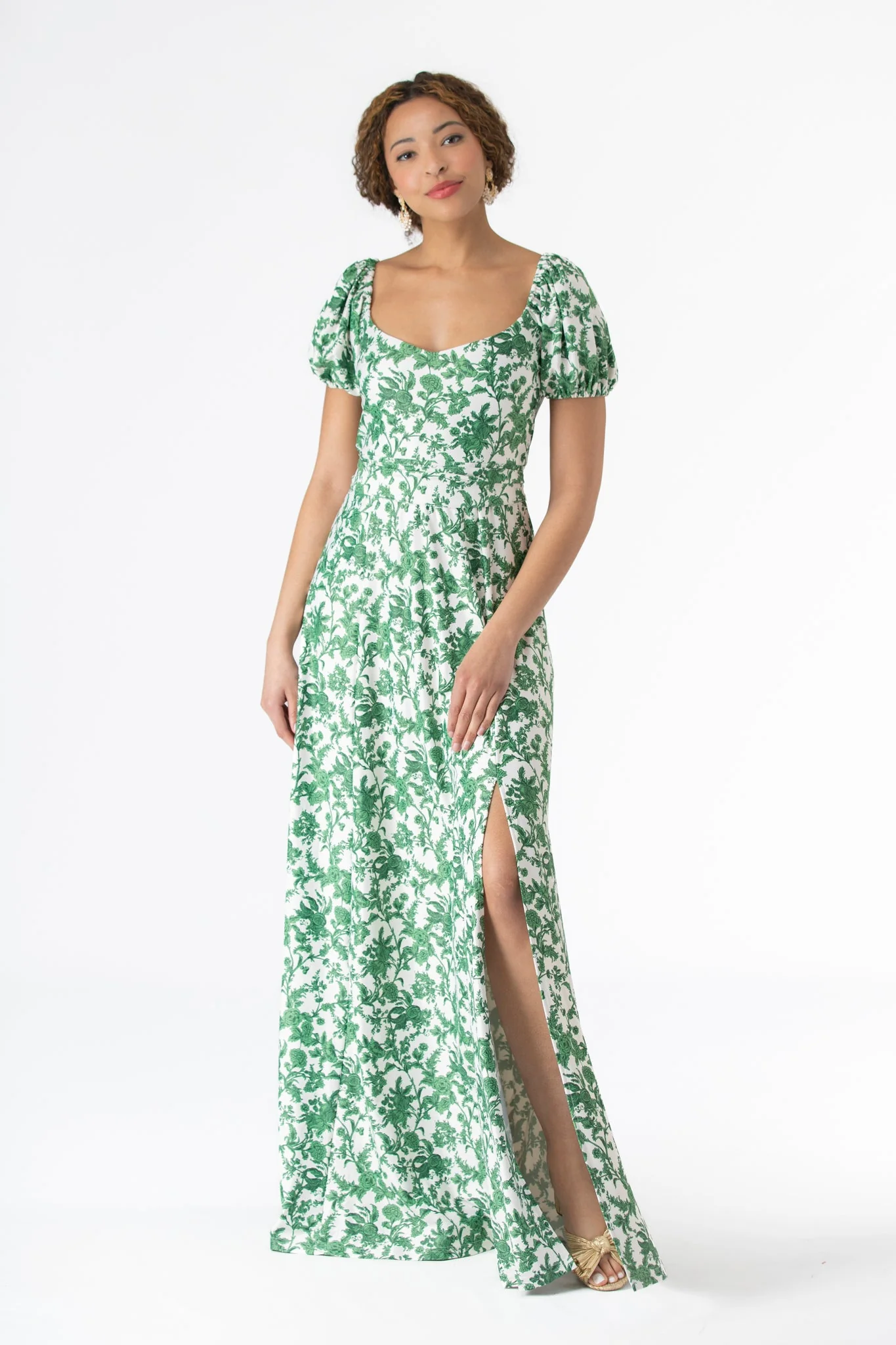 Elizabeth Dress in Rosemary Waltz - Image 4