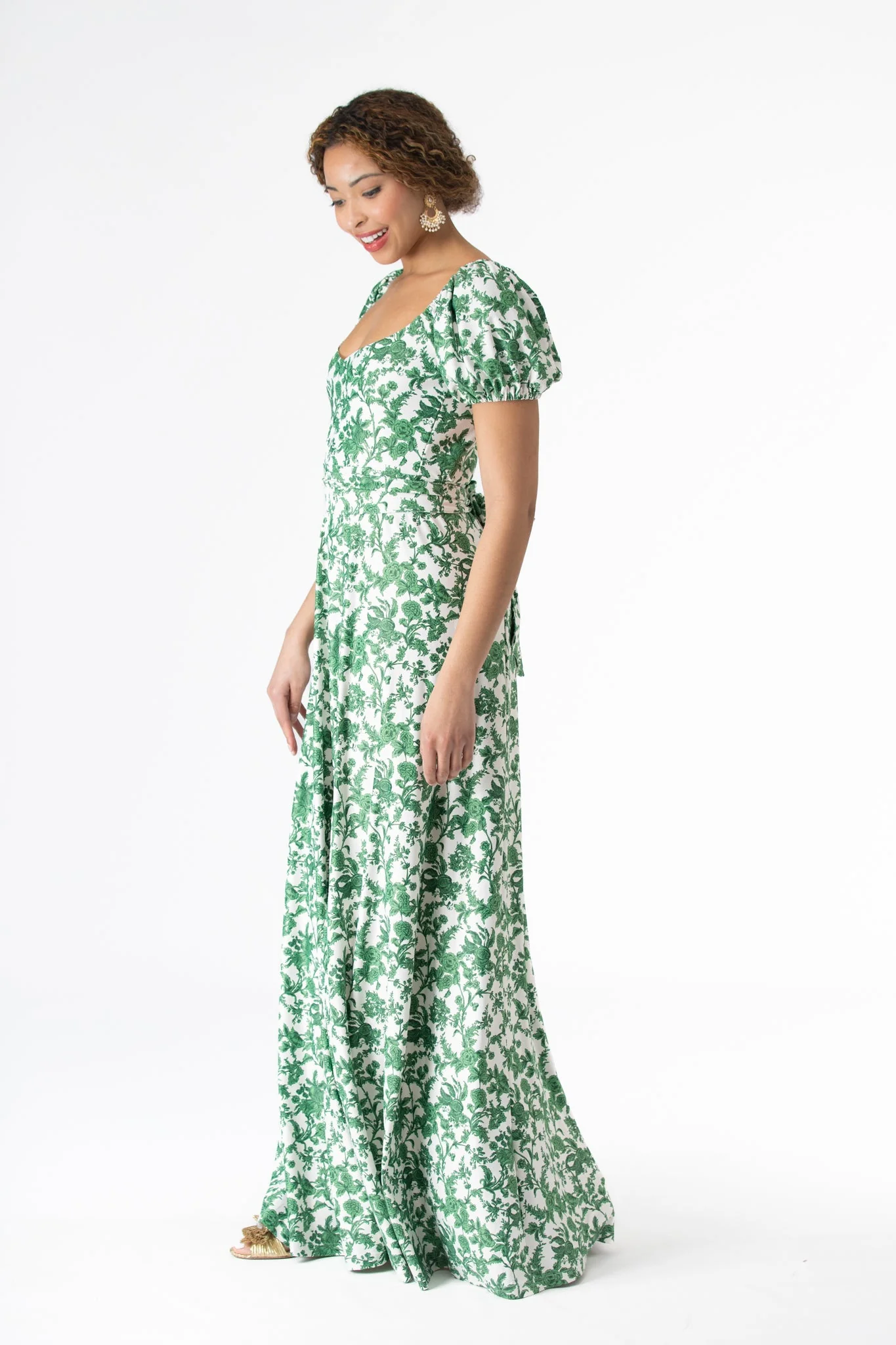 Elizabeth Dress in Rosemary Waltz - Image 5