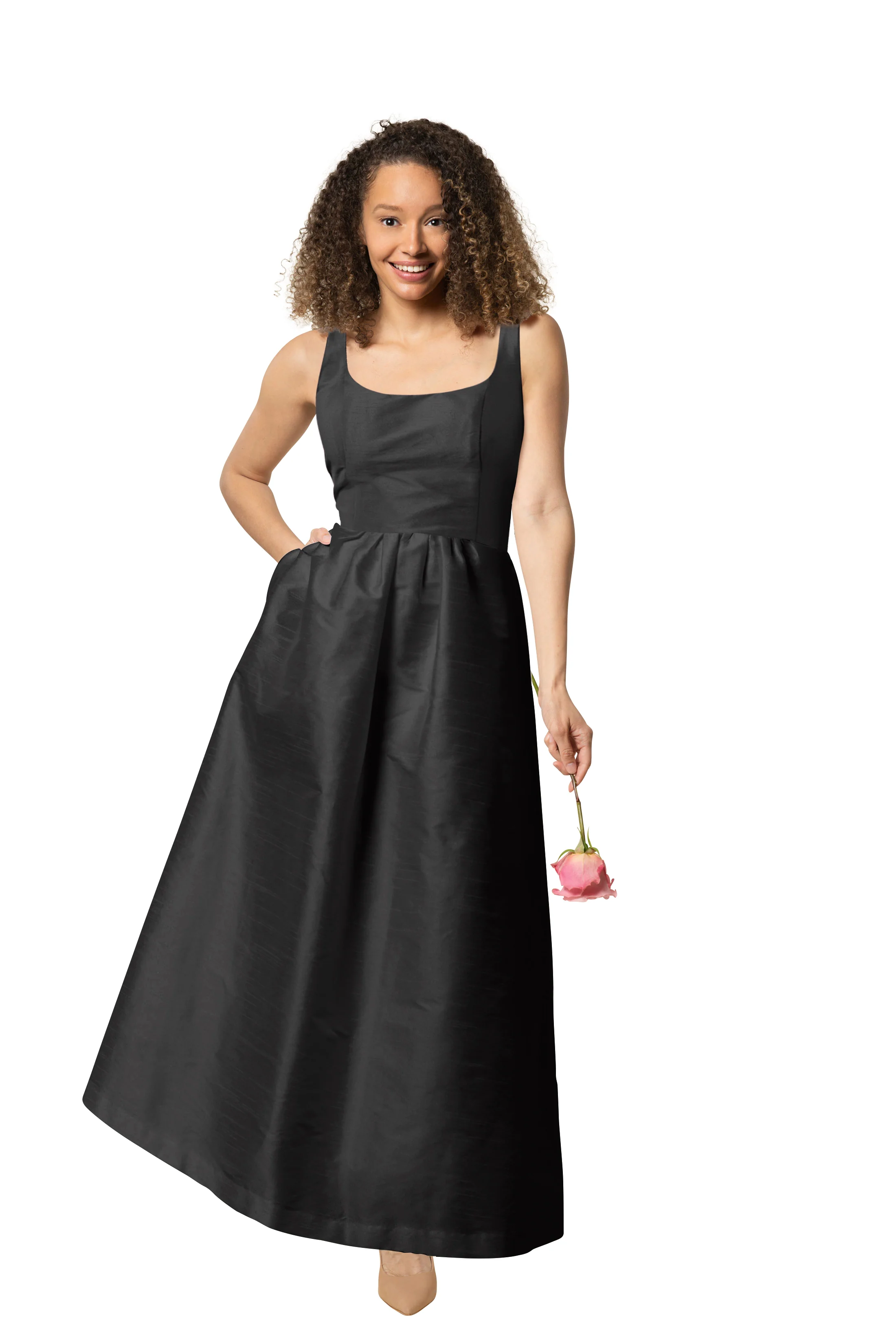 Emily Bodice with Gathered Skirt in Shantung
