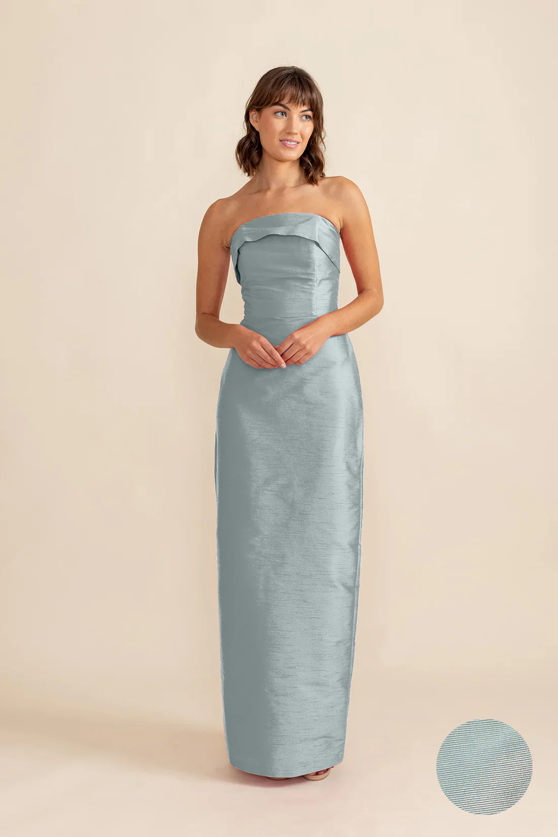 Eva Bodice with Straight Skirt in Drapey Bengaline - Image 11