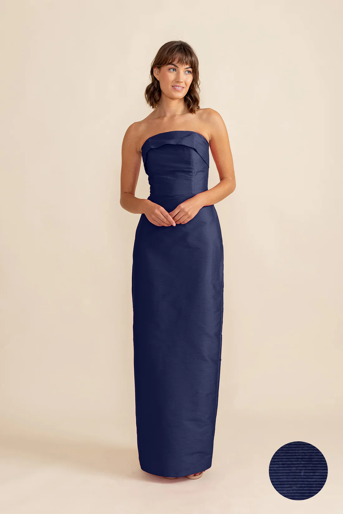 Eva Bodice with Straight Skirt in Drapey Bengaline - Image 13