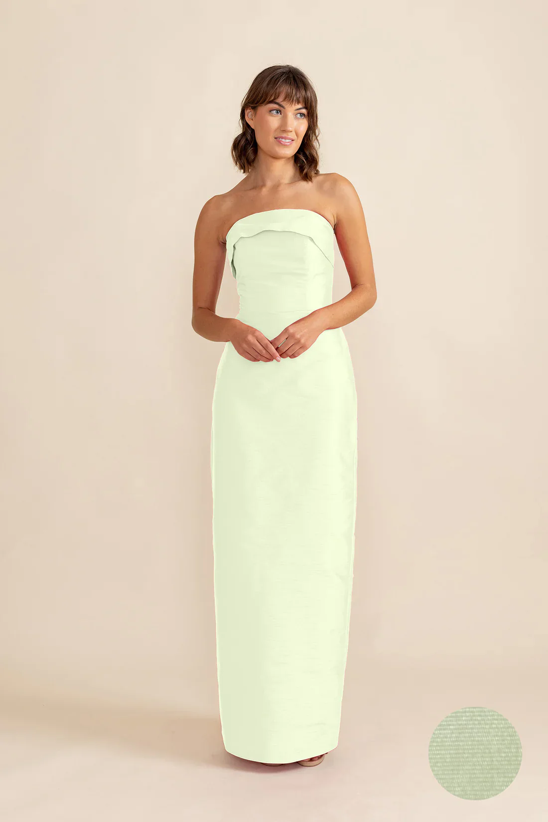 Eva Bodice with Straight Skirt in Drapey Bengaline - Image 14