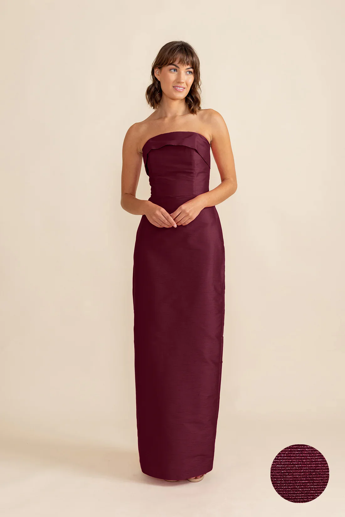 Eva Bodice with Straight Skirt in Drapey Bengaline - Image 16