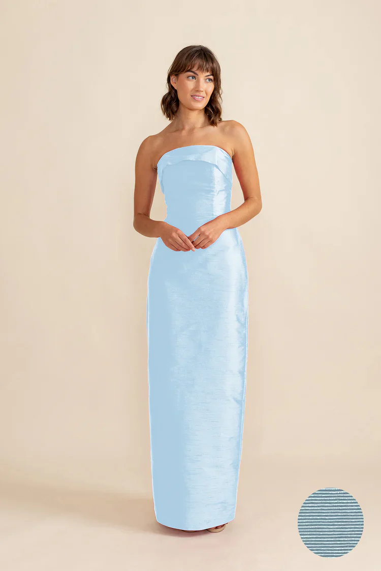 Eva Bodice with Straight Skirt in Drapey Bengaline - Image 18