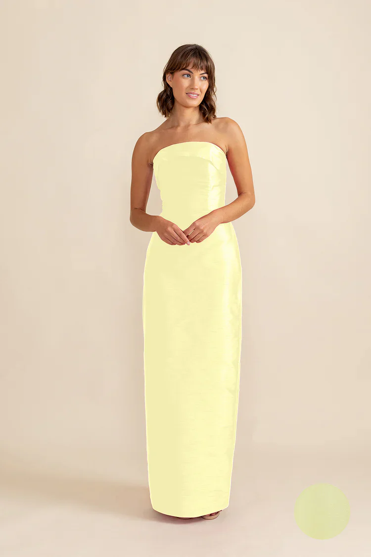 Eva Bodice with Straight Skirt in Drapey Bengaline - Image 19