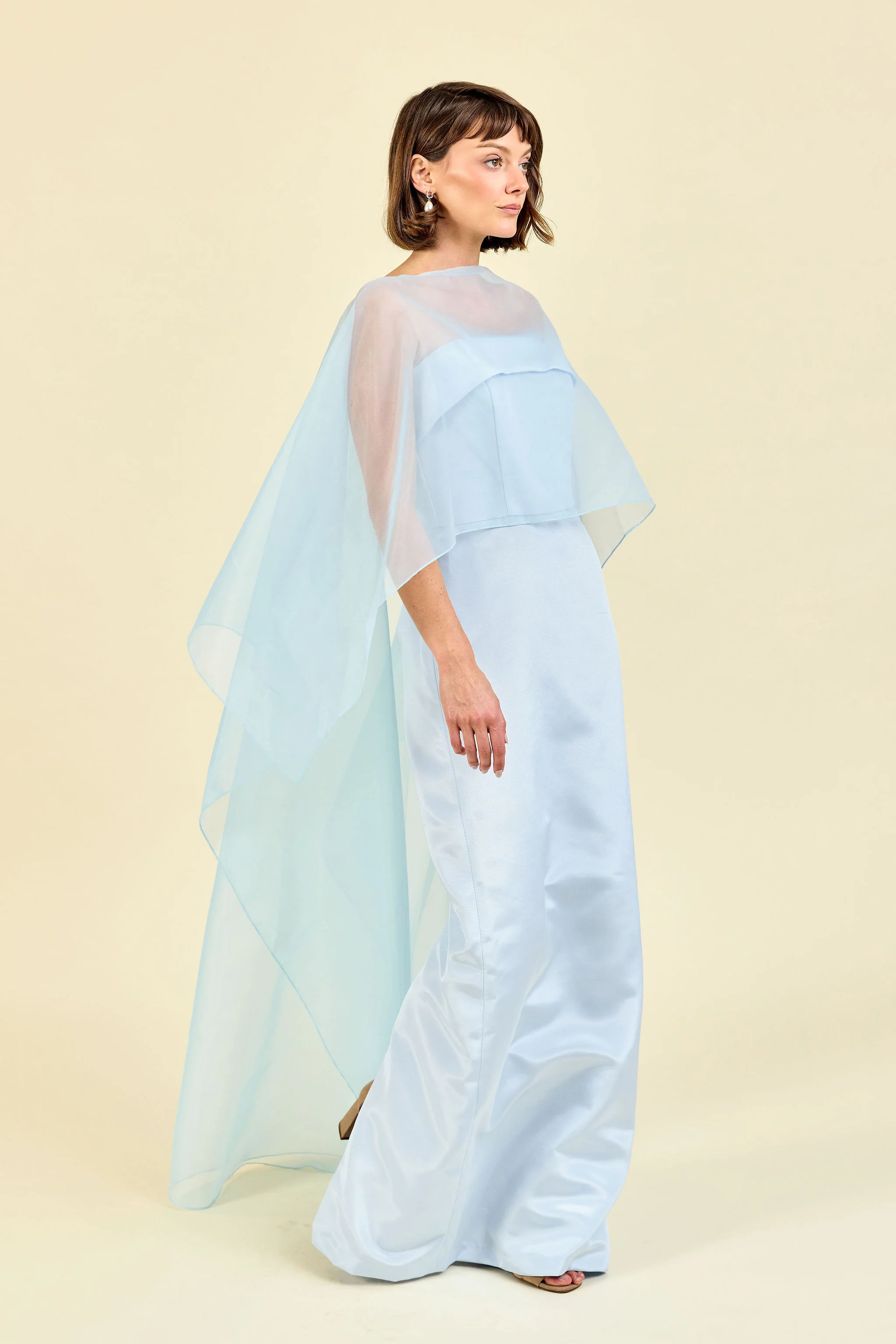 Eva Bodice with Straight Skirt in Drapey Bengaline - Image 20