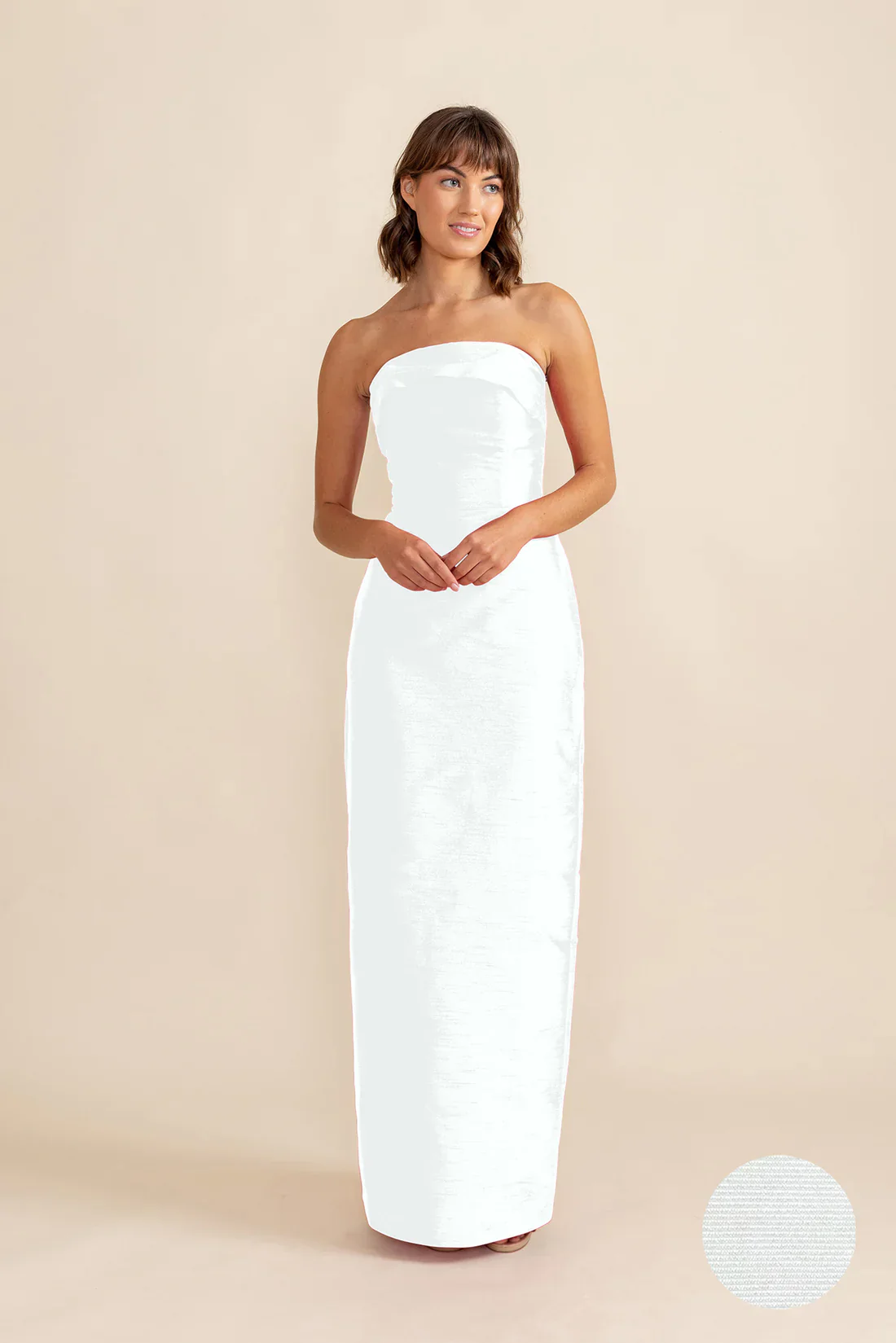 Eva Bodice with Straight Skirt in Drapey Bengaline - Image 3