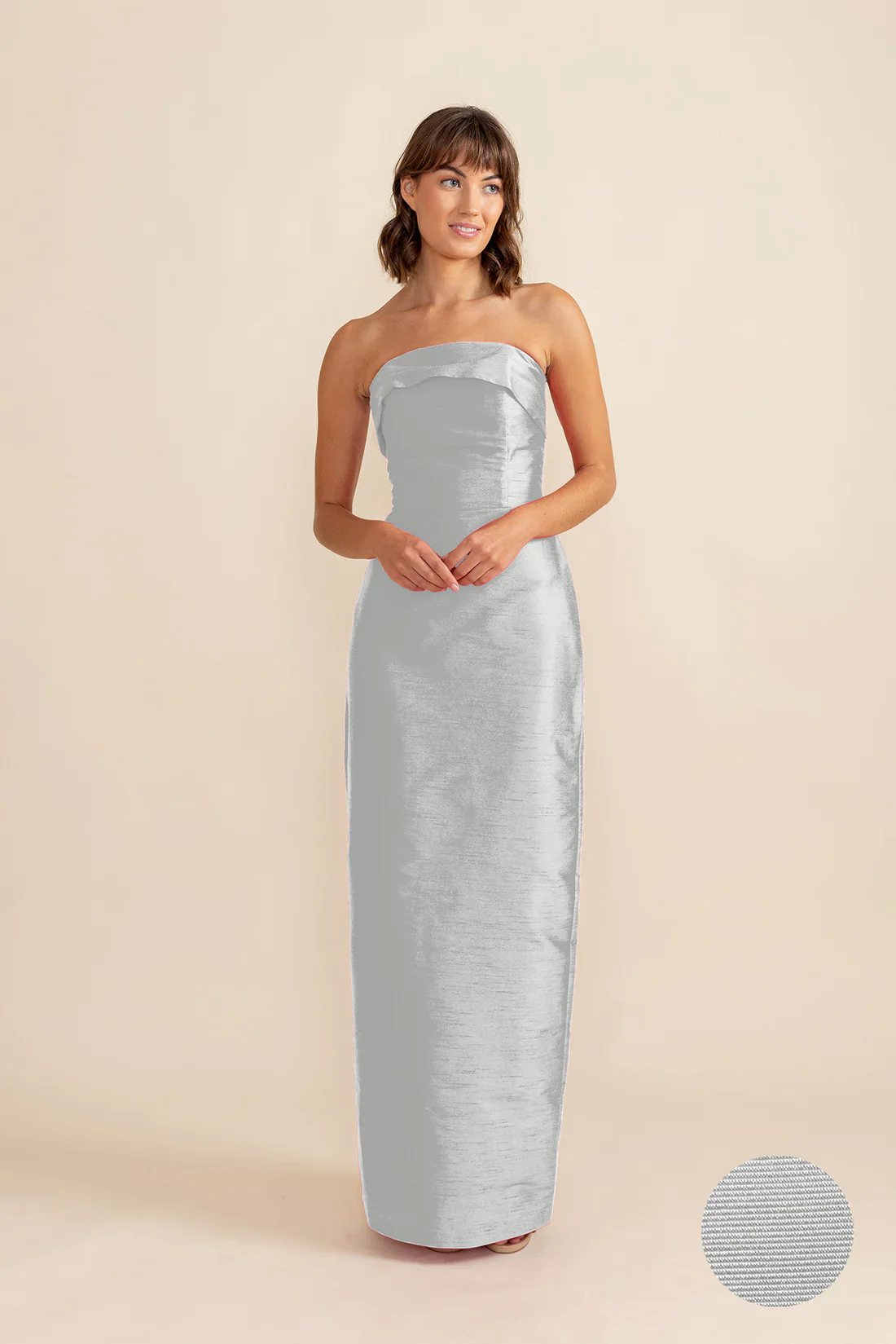 Eva Bodice with Straight Skirt in Drapey Bengaline - Image 5