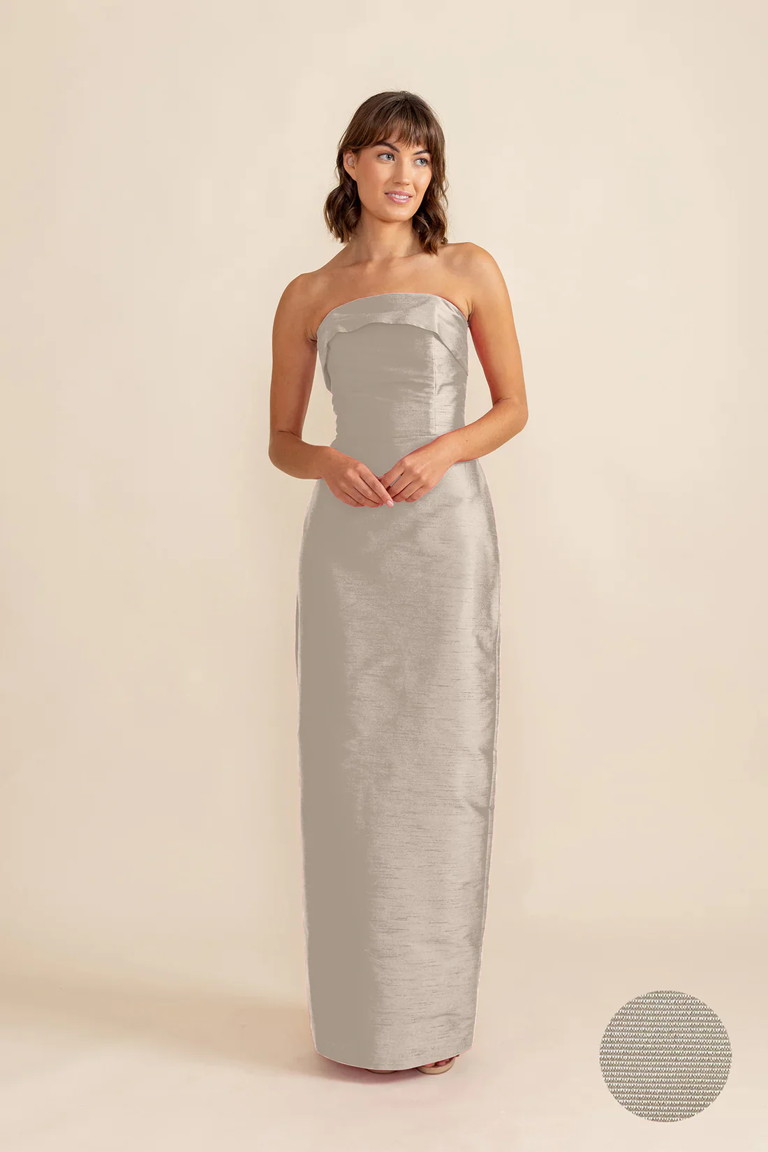 Eva Bodice with Straight Skirt in Drapey Bengaline - Image 6