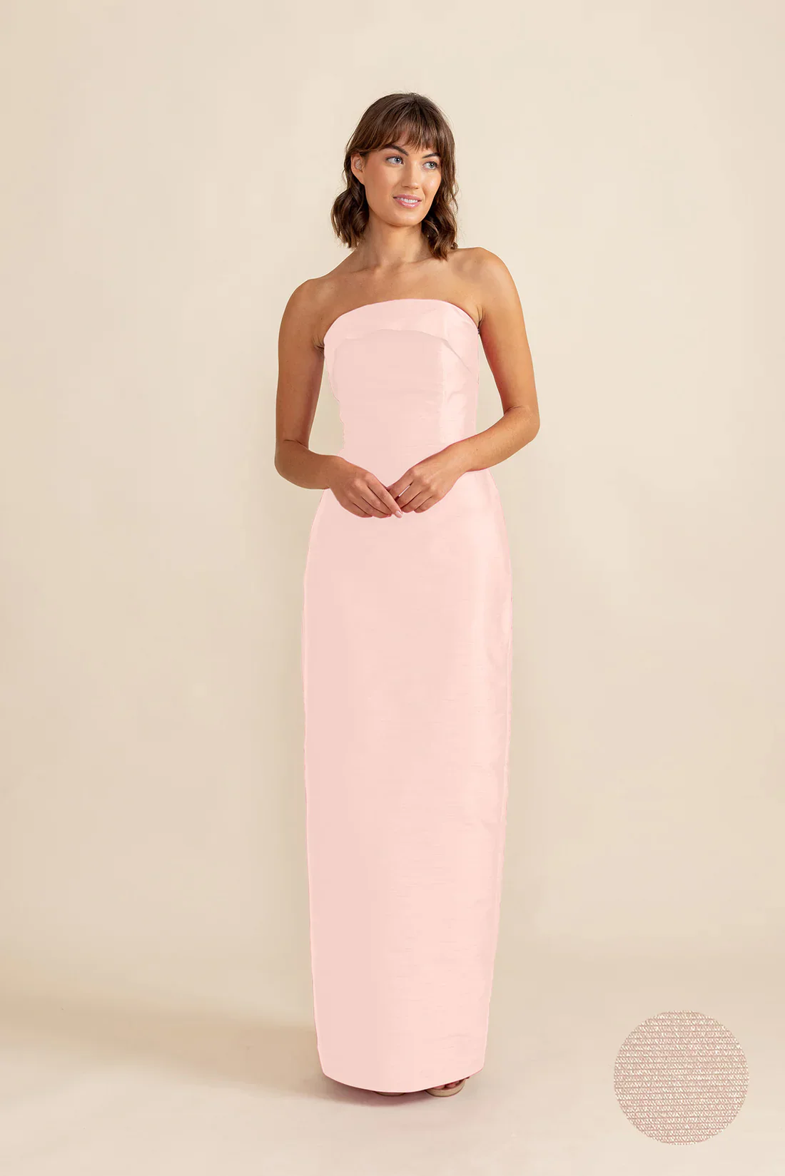 Eva Bodice with Straight Skirt in Drapey Bengaline - Image 7