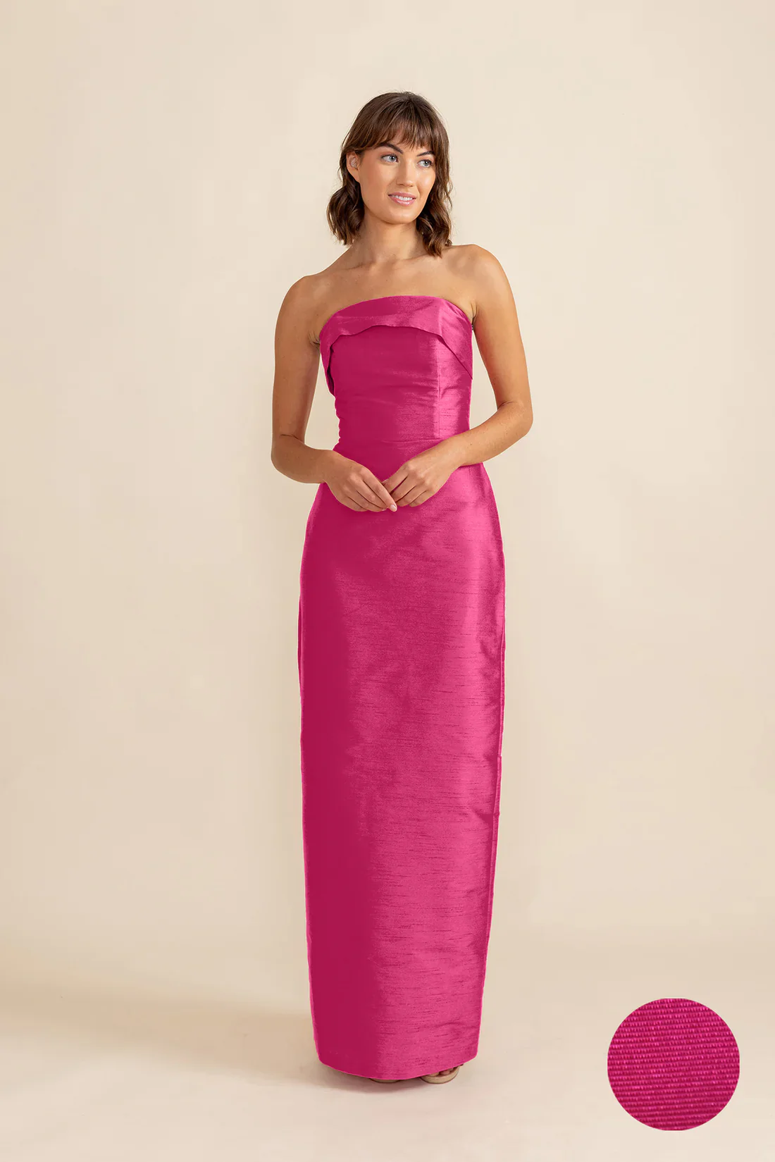Eva Bodice with Straight Skirt in Drapey Bengaline - Image 9