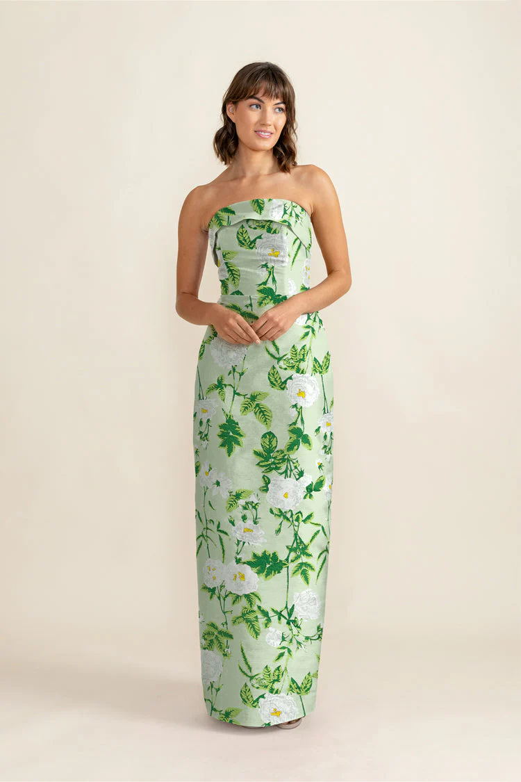 Eva Bodice with Brunch Skirt in Camellia Jacquard - Image 3