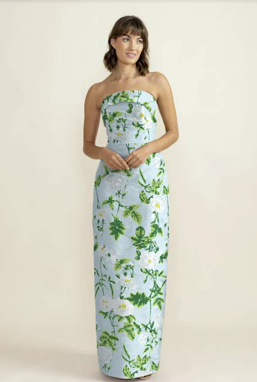 Eva Bodice with Brunch Skirt in Camellia Jacquard - Image 4