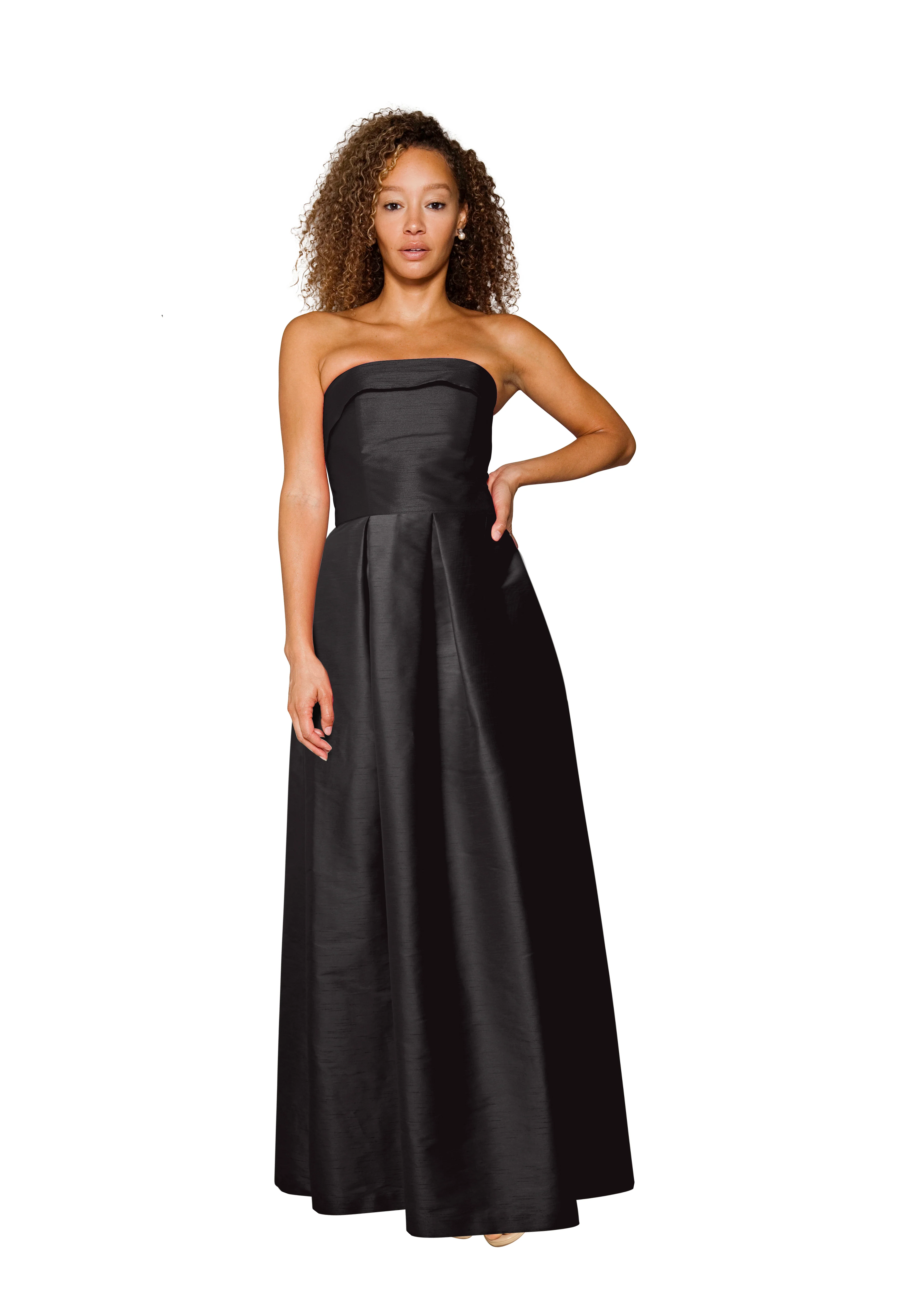 Eva Bodice with Dahlia Skirt in Shantung