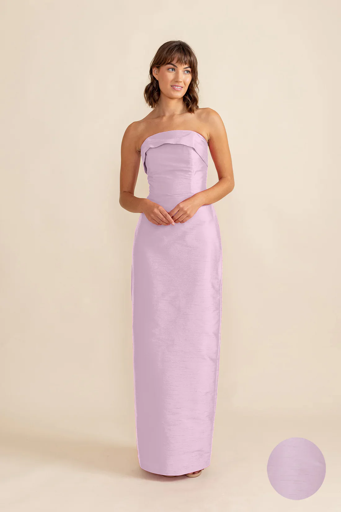 Eva Bodice with Straight Skirt in Shantung - Image 13