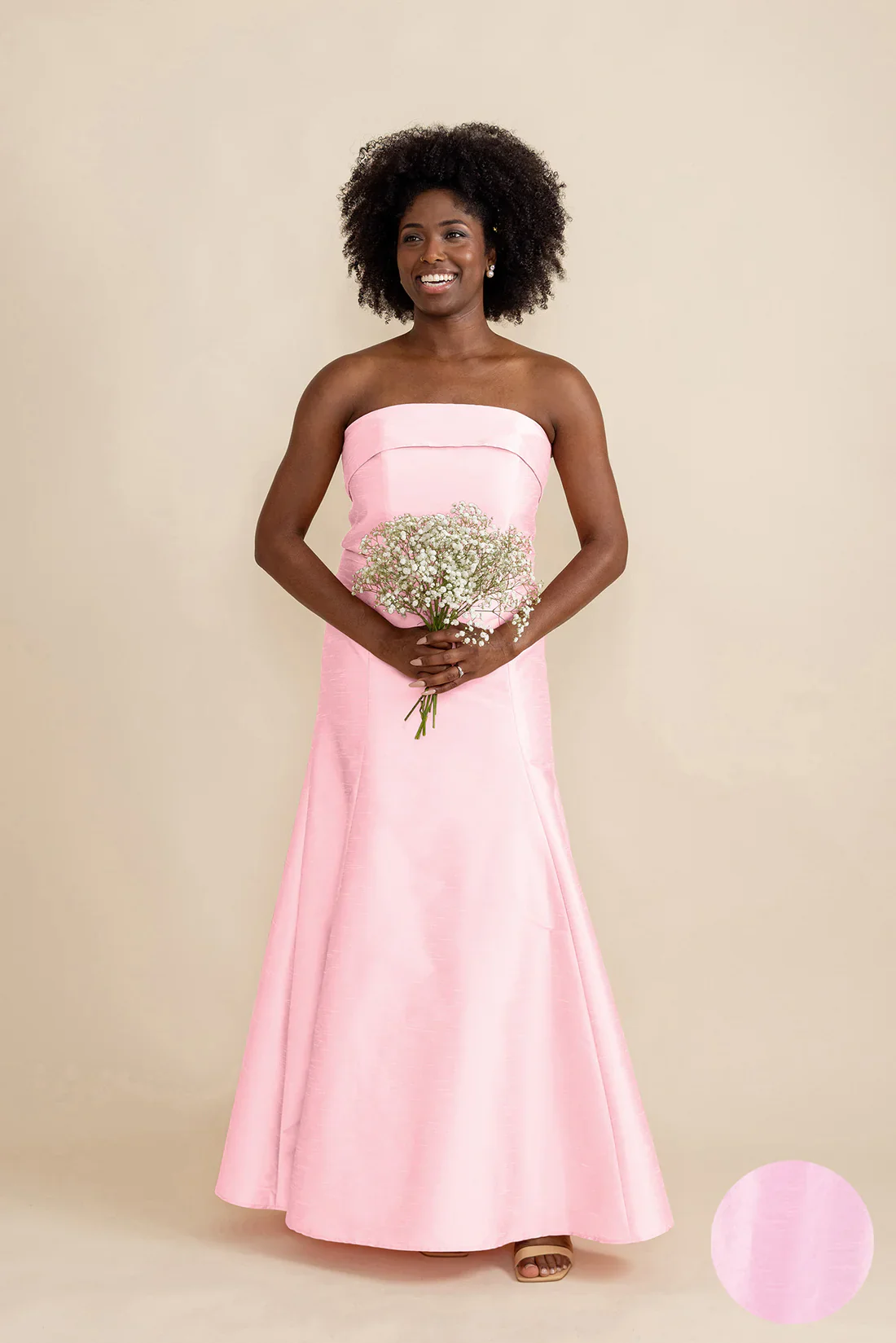 Eva Bodice with Trumpet Skirt in Shantung - Image 11