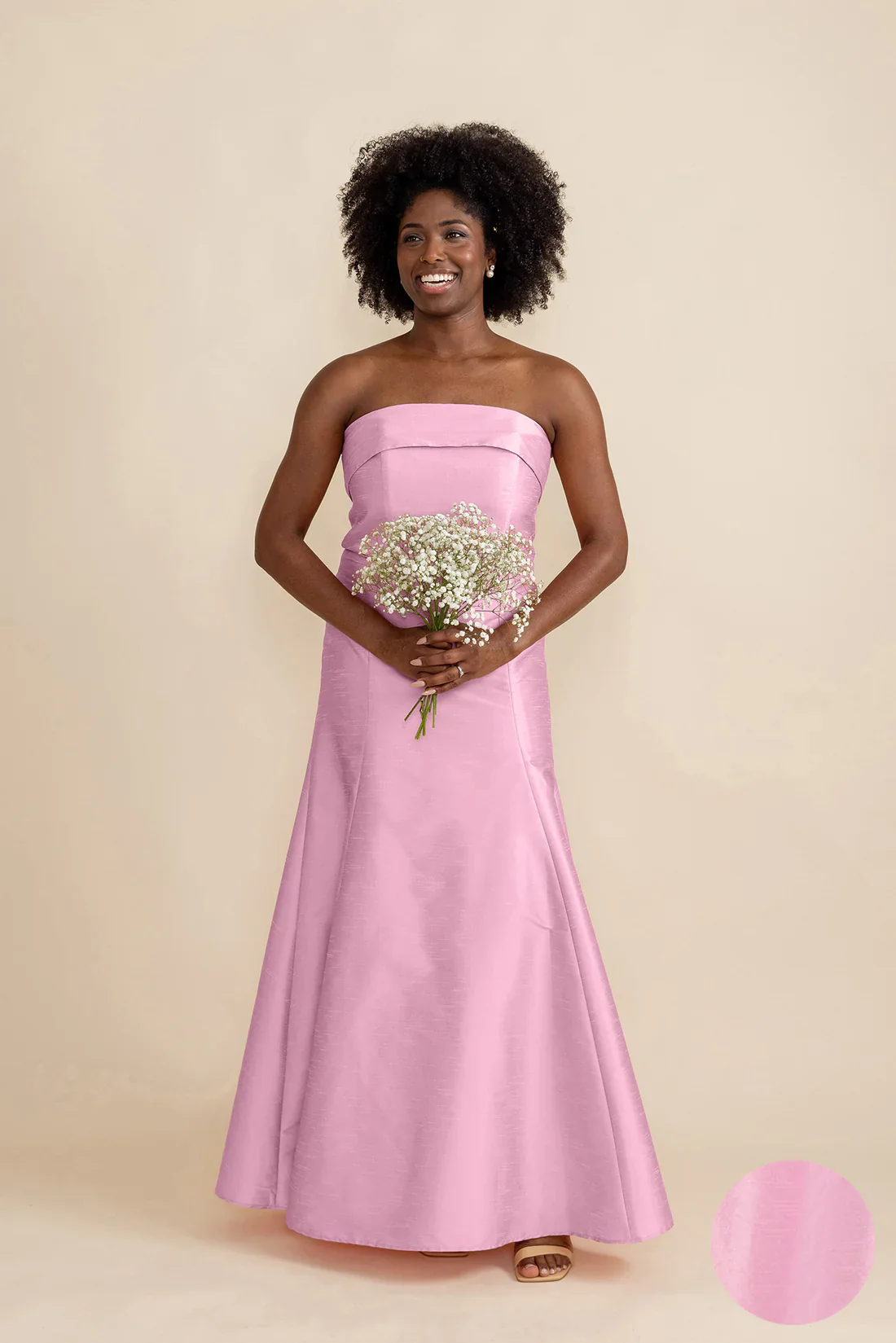 Eva Bodice with Trumpet Skirt in Shantung - Image 12