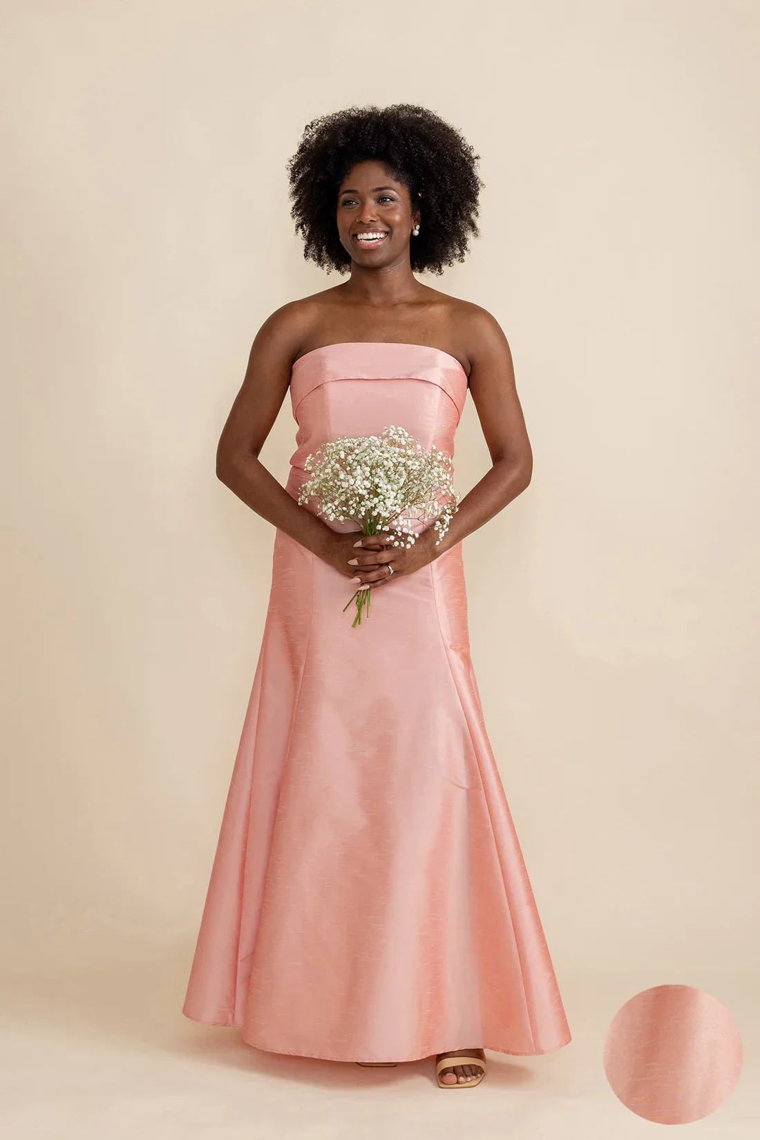 Eva Bodice with Trumpet Skirt in Shantung - Image 14