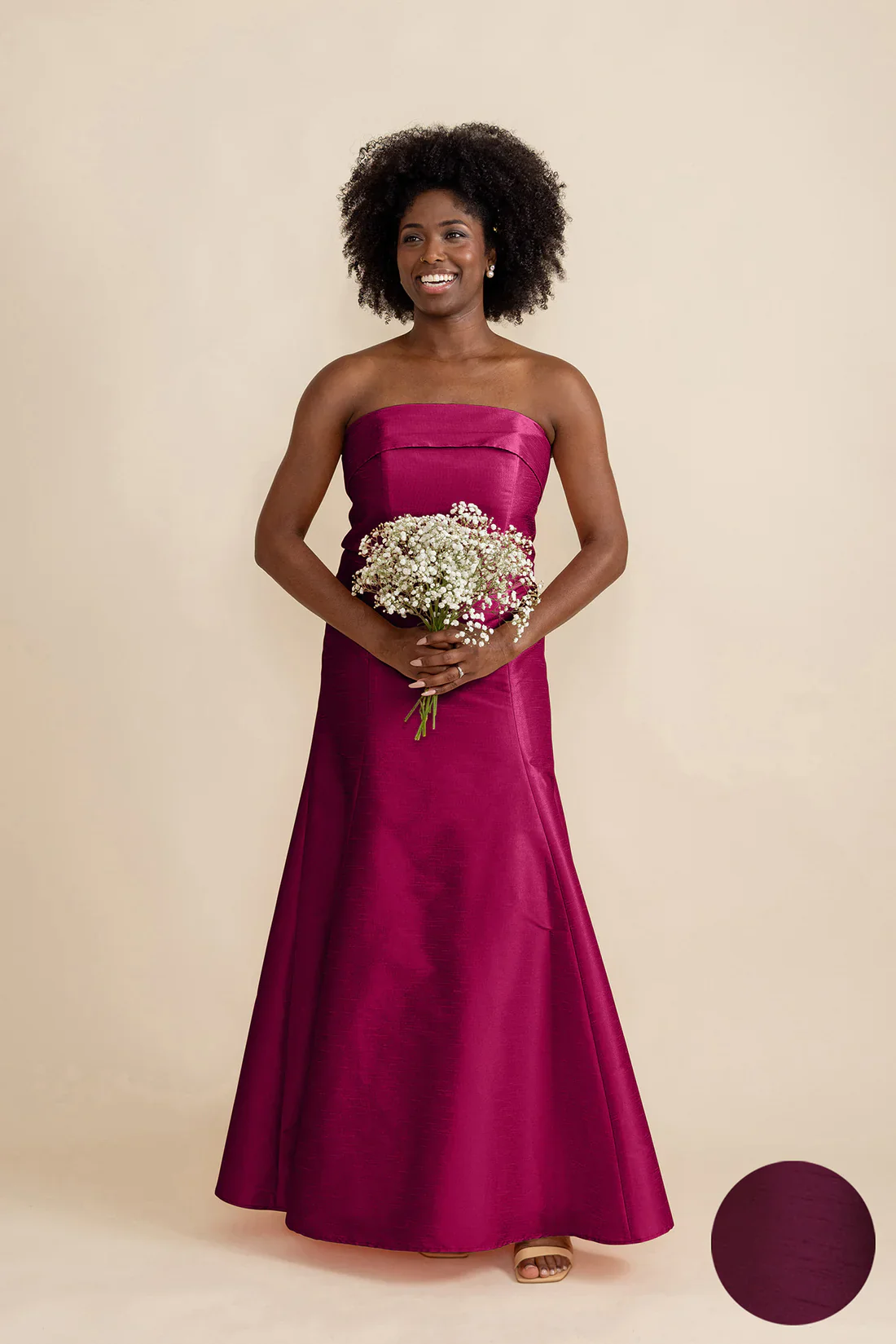 Eva Bodice with Trumpet Skirt in Shantung - Image 16