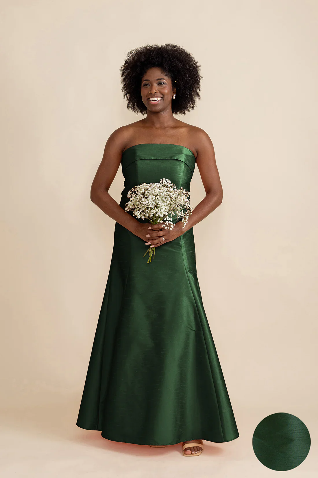 Eva Bodice with Trumpet Skirt in Shantung - Image 17