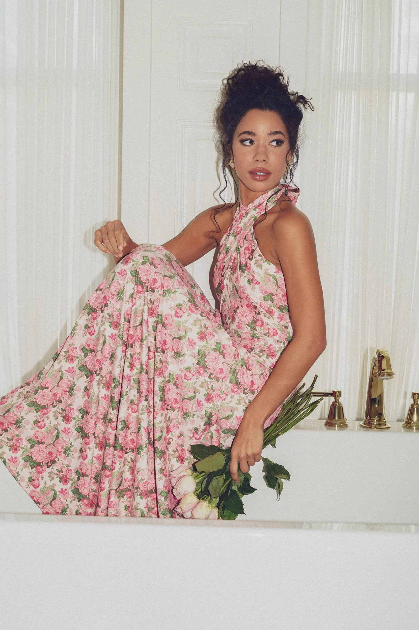 Fallon Dress in Betrothed Rose - Image 7