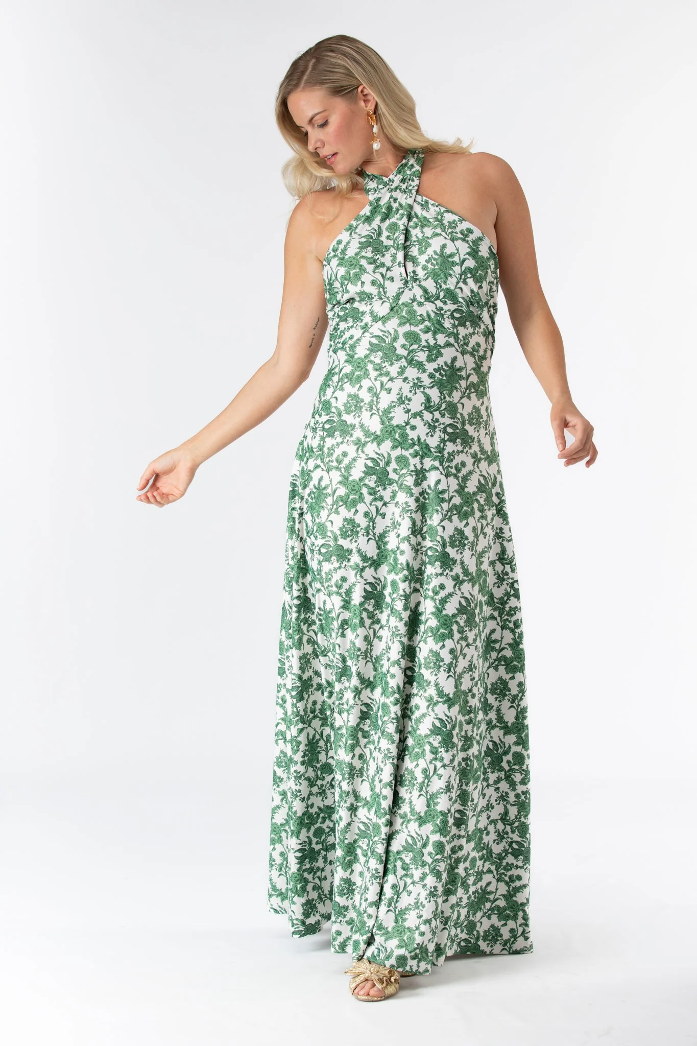 Fallon Dress in Rosemary Waltz - Image 4