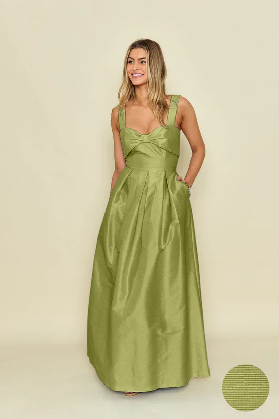 Grace Bodice with Dahlia Skirt in Drapey Bengaline - Image 10