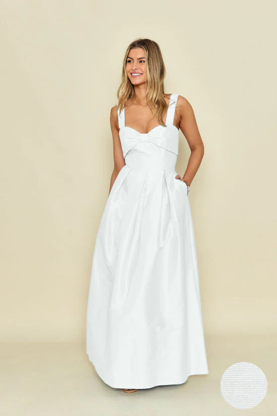 Grace Bodice with Dahlia Skirt in Drapey Bengaline - Image 2