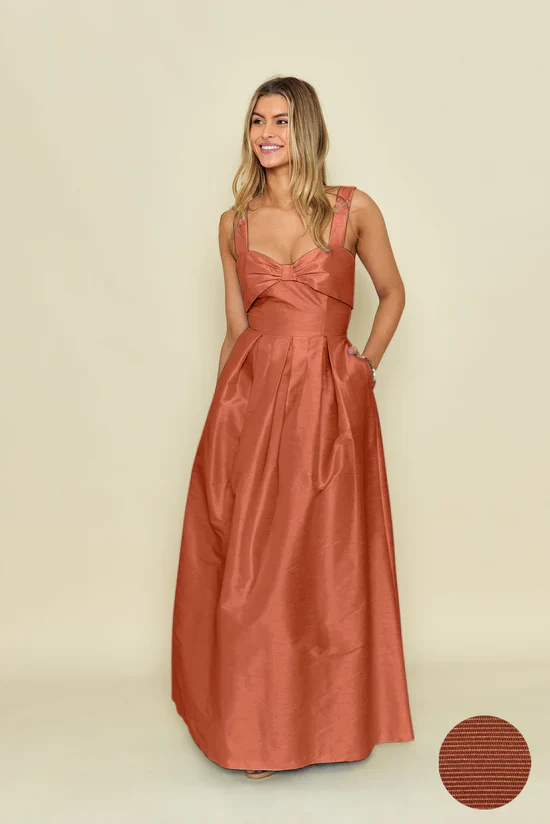 Grace Bodice with Dahlia Skirt in Drapey Bengaline - Image 9