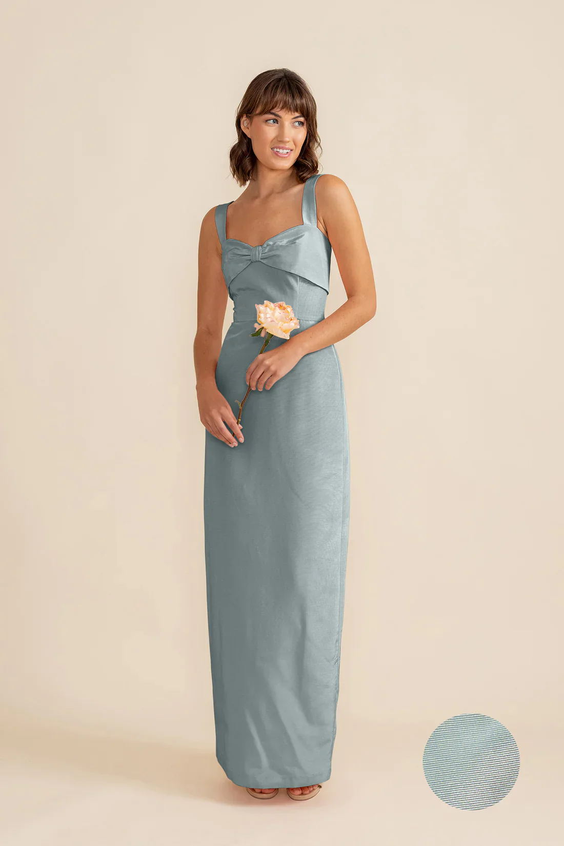 Grace Bodice with Straight Skirt in Drapey Bengaline - Image 11