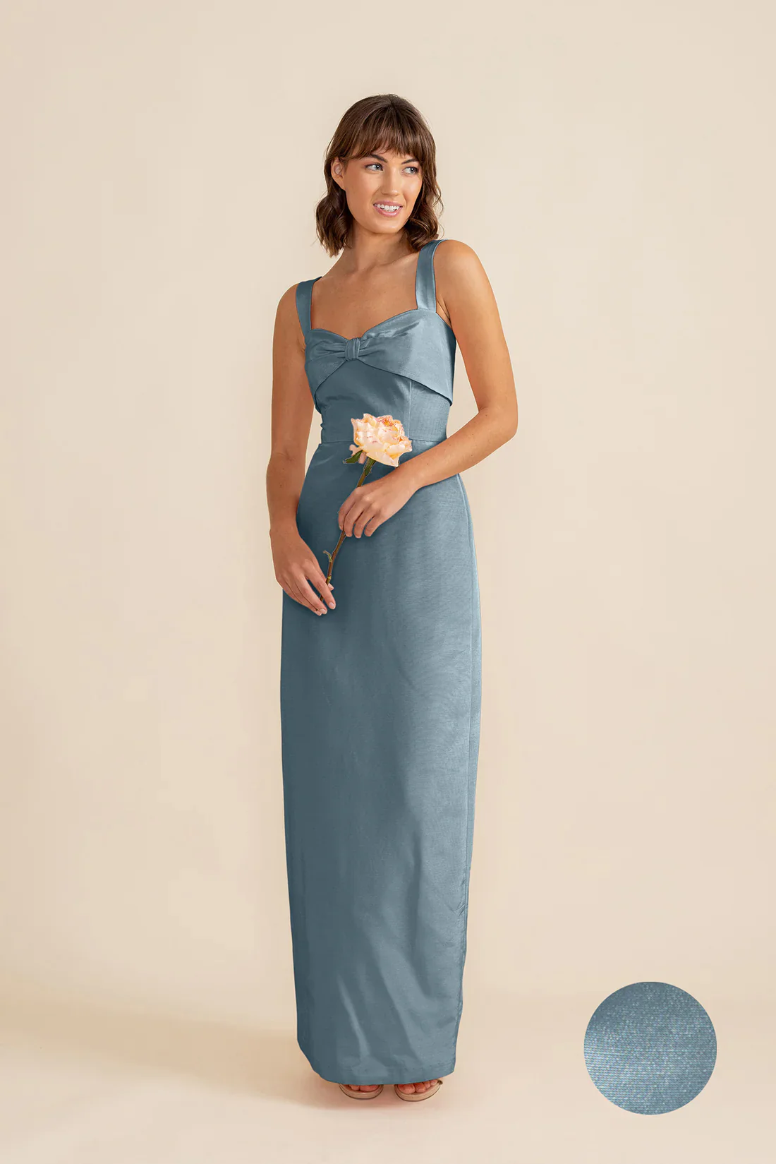 Grace Bodice with Straight Skirt in Drapey Bengaline - Image 12