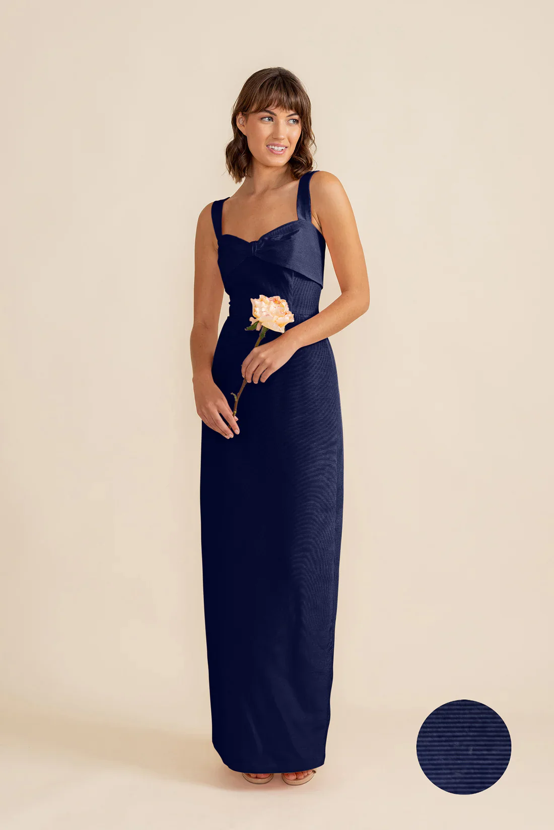 Grace Bodice with Straight Skirt in Drapey Bengaline - Image 13
