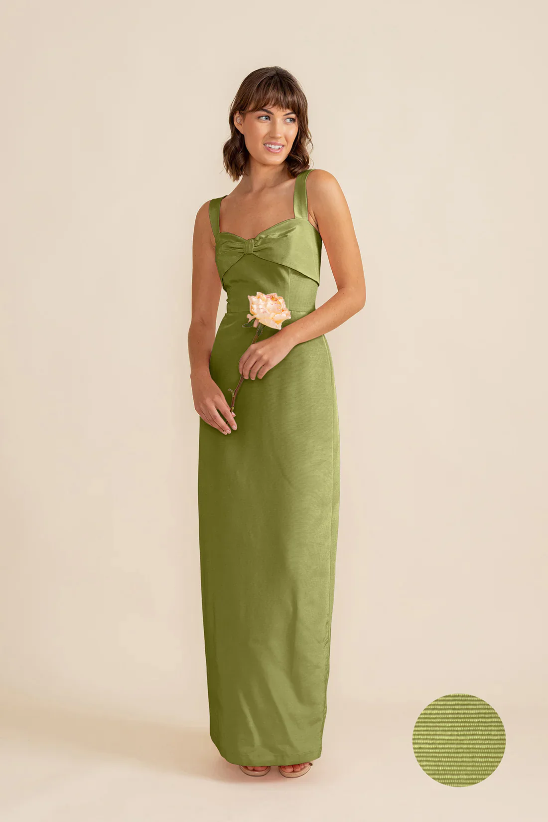Grace Bodice with Straight Skirt in Drapey Bengaline - Image 14