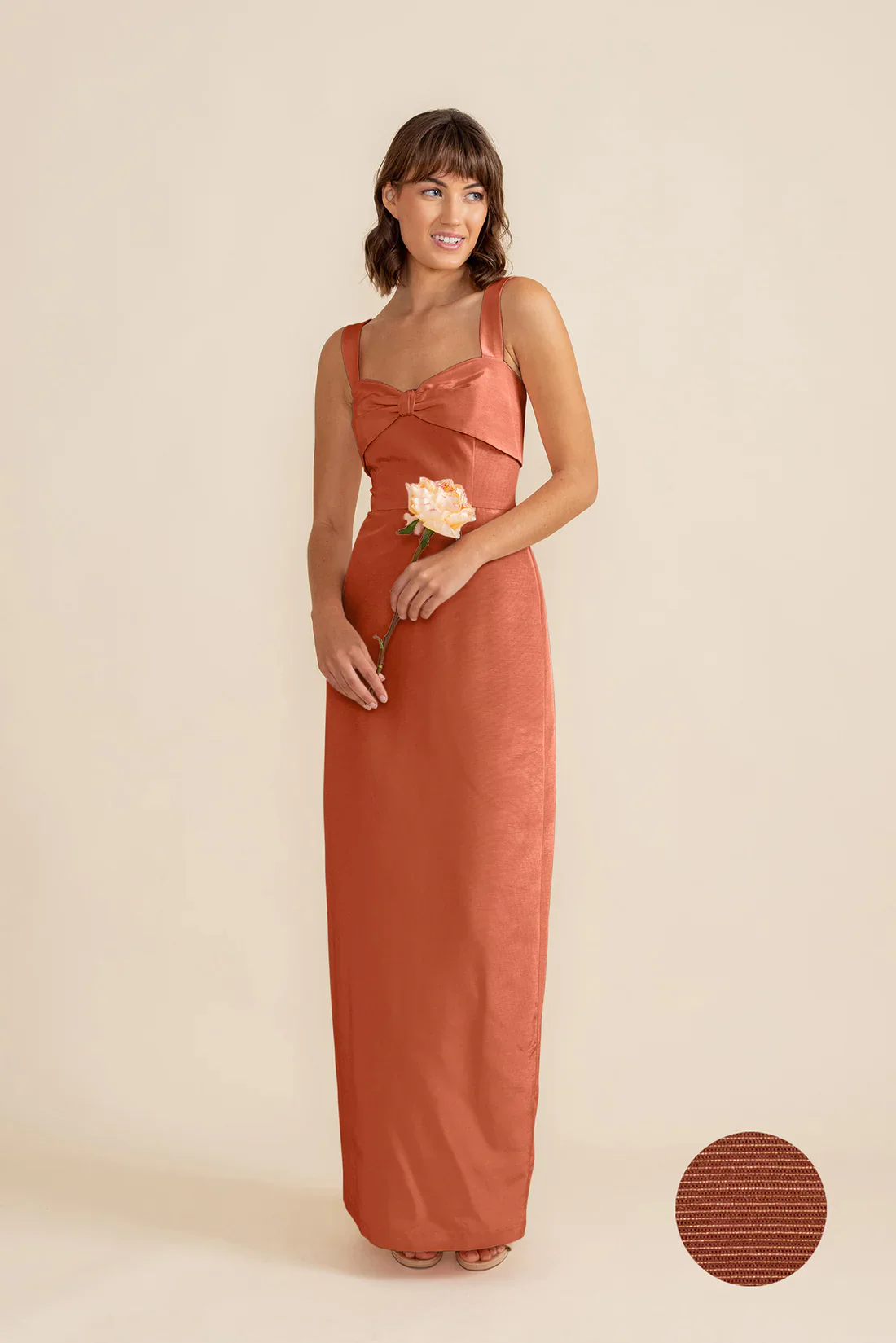 Grace Bodice with Straight Skirt in Drapey Bengaline - Image 16