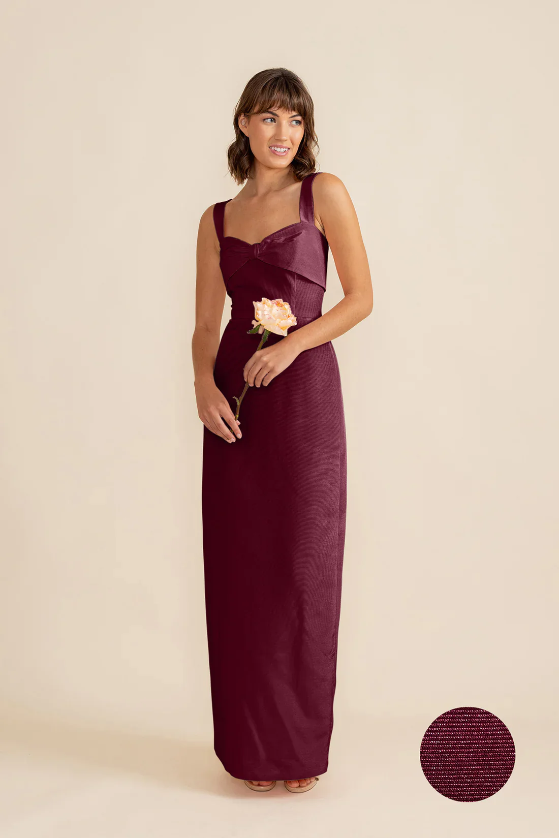 Grace Bodice with Straight Skirt in Drapey Bengaline - Image 17
