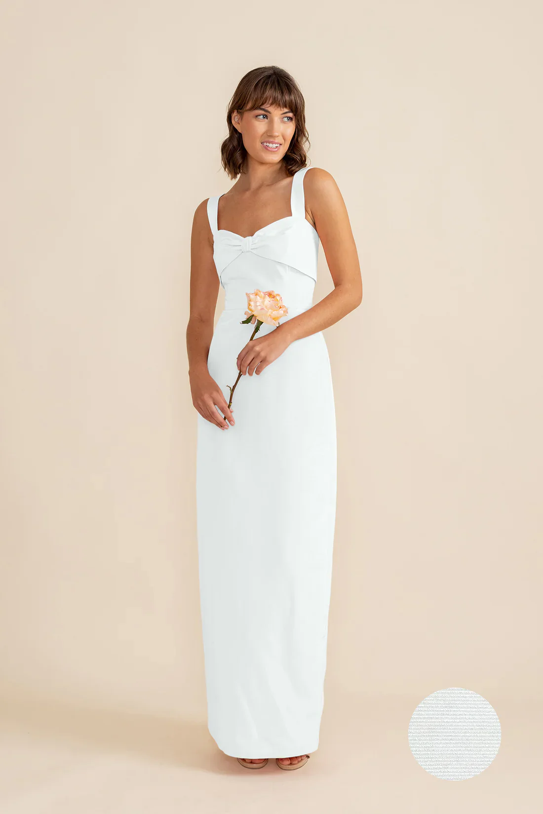 Grace Bodice with Straight Skirt in Drapey Bengaline - Image 3