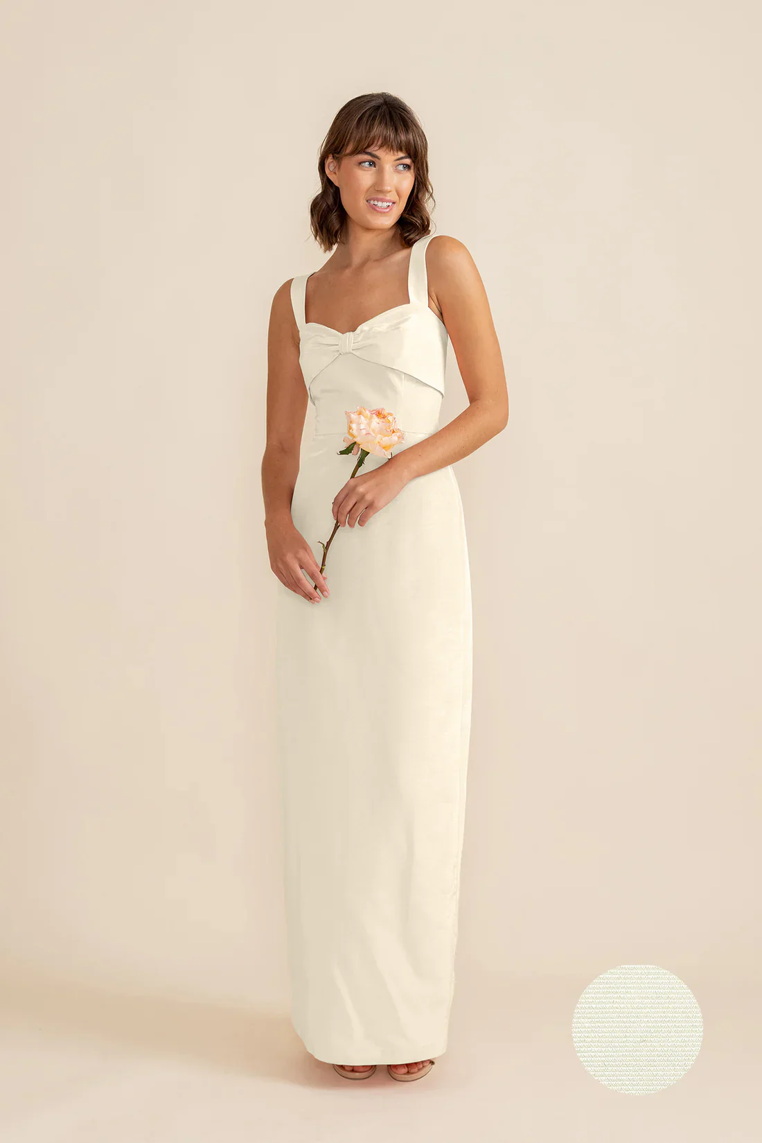 Grace Bodice with Straight Skirt in Drapey Bengaline - Image 4