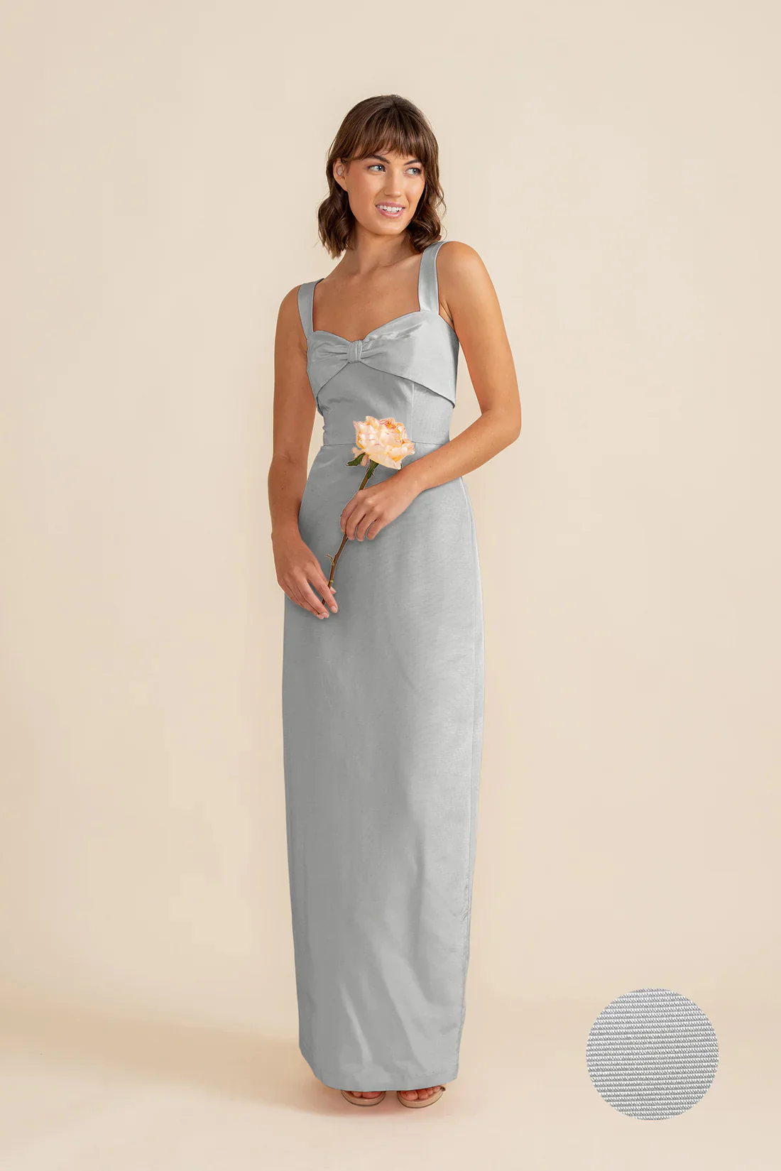 Grace Bodice with Straight Skirt in Drapey Bengaline - Image 5