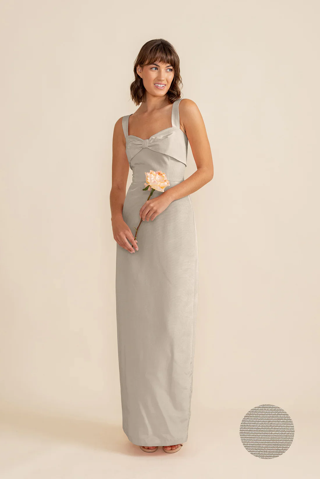 Grace Bodice with Straight Skirt in Drapey Bengaline - Image 6