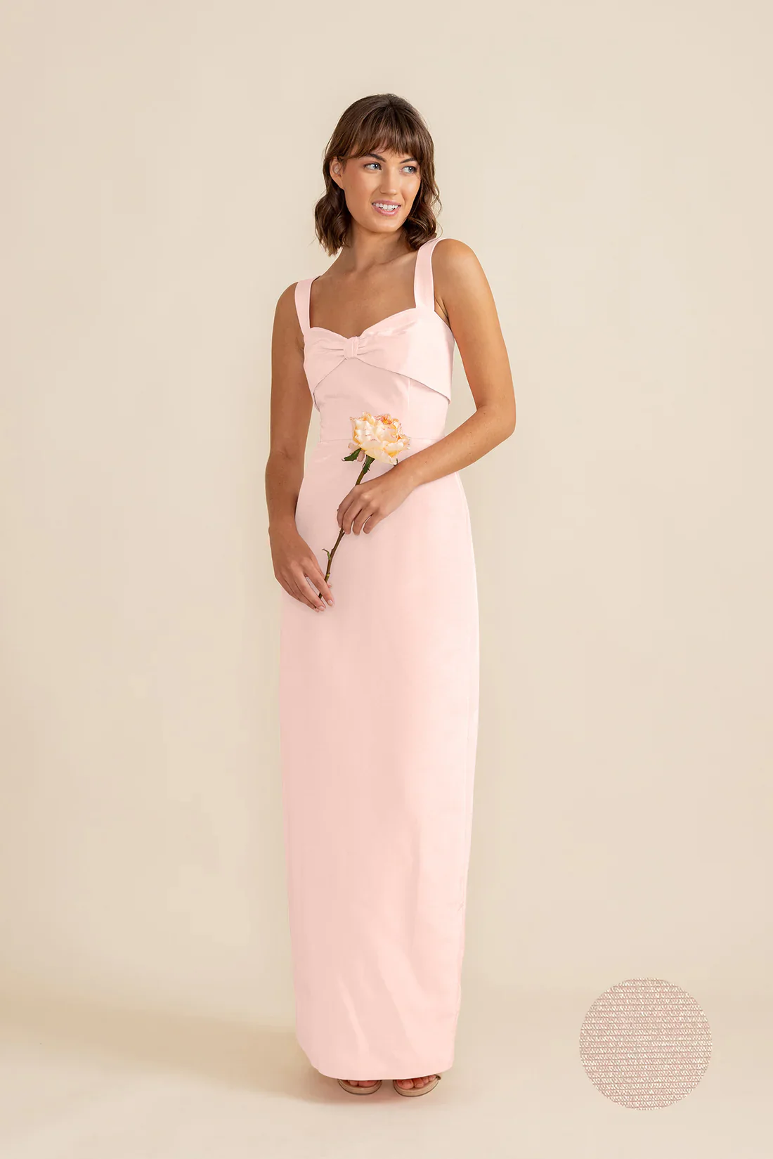 Grace Bodice with Straight Skirt in Drapey Bengaline - Image 7