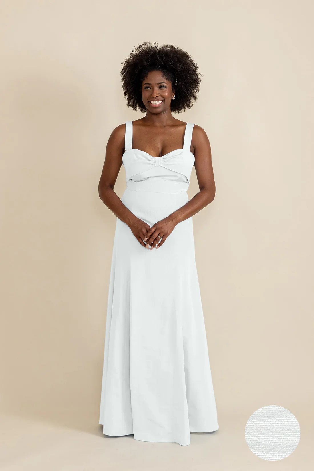 Grace Bodice with Trumpet Skirt in Drapey Bengaline - Image 3