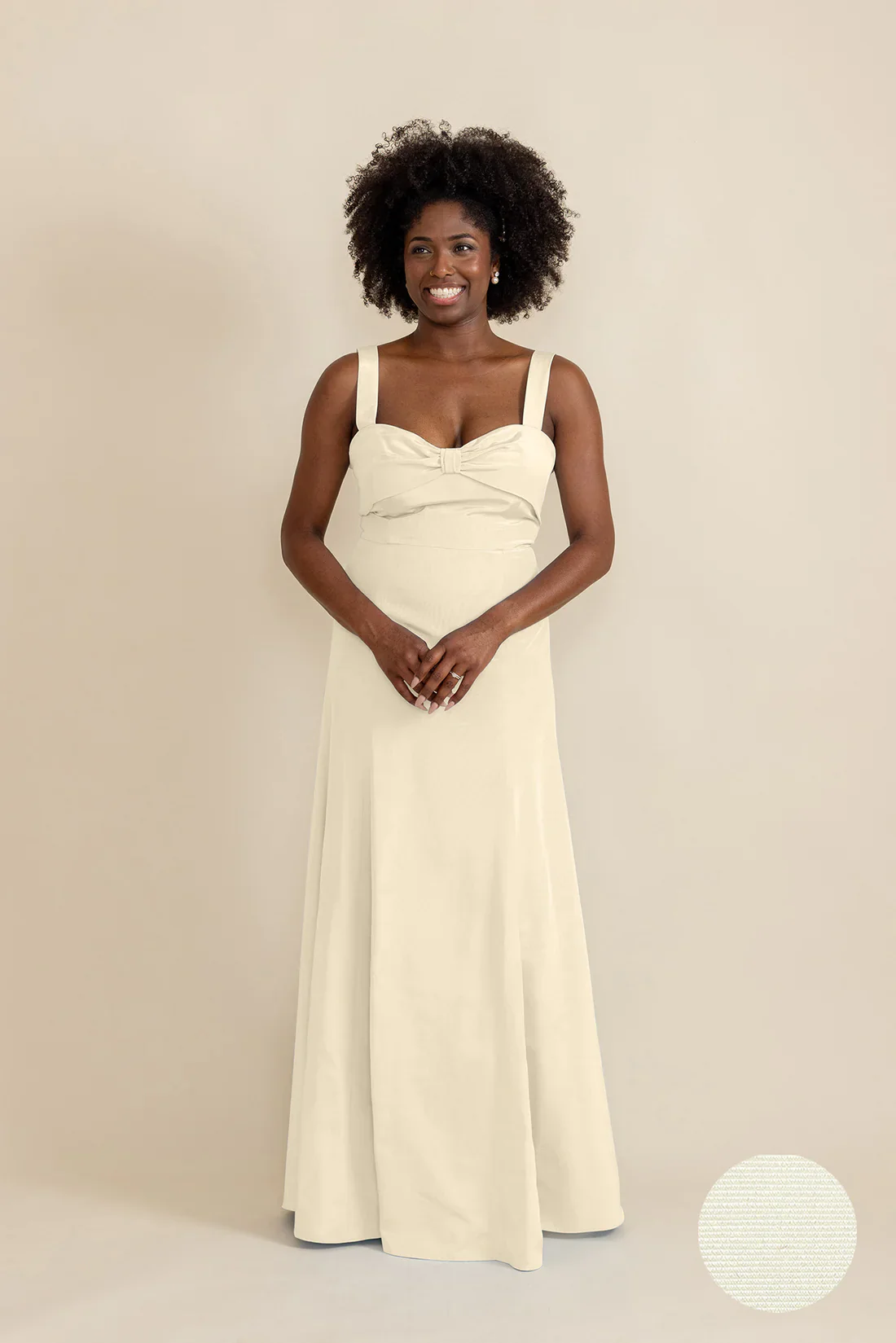 Grace Bodice with Trumpet Skirt in Drapey Bengaline - Image 4