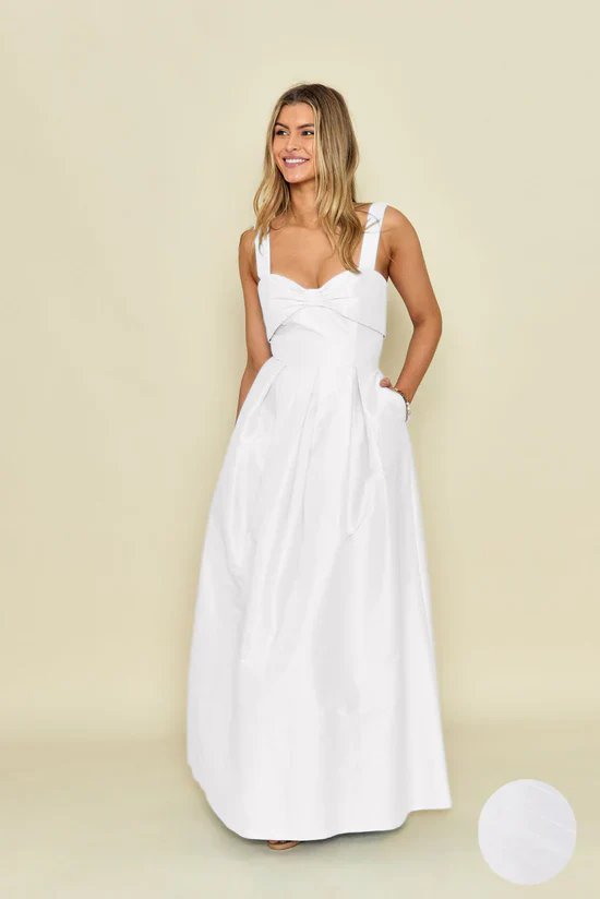 Grace Bodice with Dahlia Skirt in Shantung