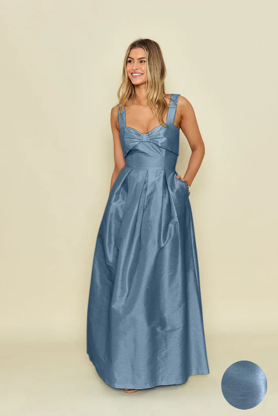 Grace Bodice with Dahlia Skirt in Shantung - Image 14