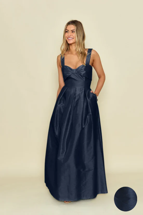 Grace Bodice with Dahlia Skirt in Shantung - Image 15