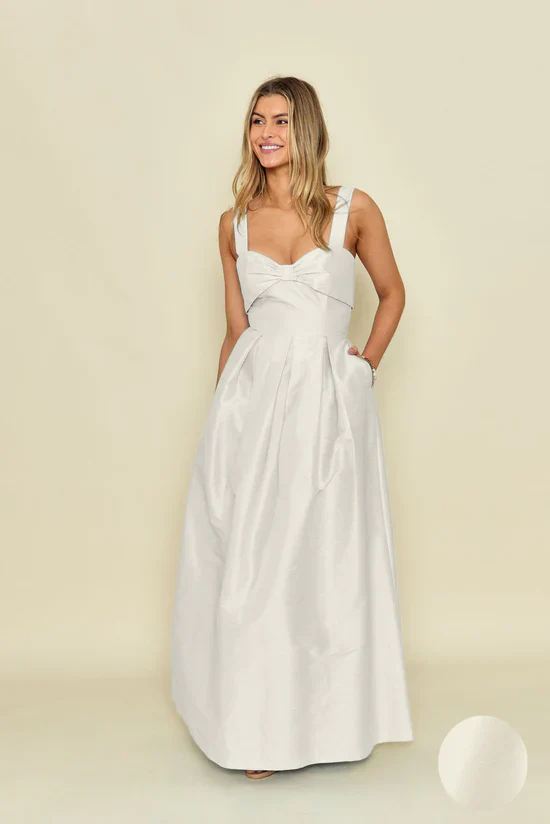 Grace Bodice with Dahlia Skirt in Shantung - Image 2