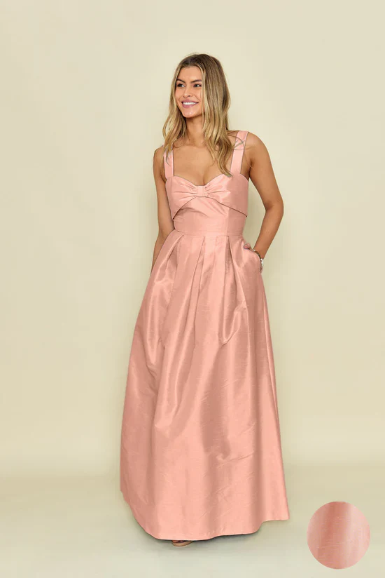 Grace Bodice with Dahlia Skirt in Shantung - Image 9