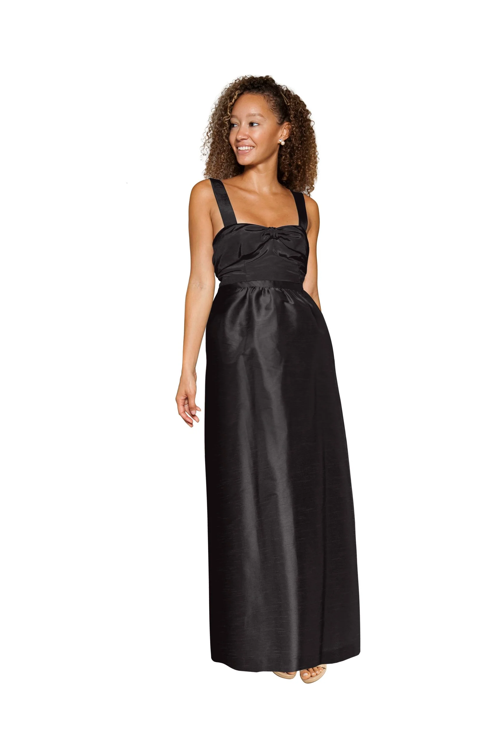 Grace Bodice with Maternity Skirt in Shantung