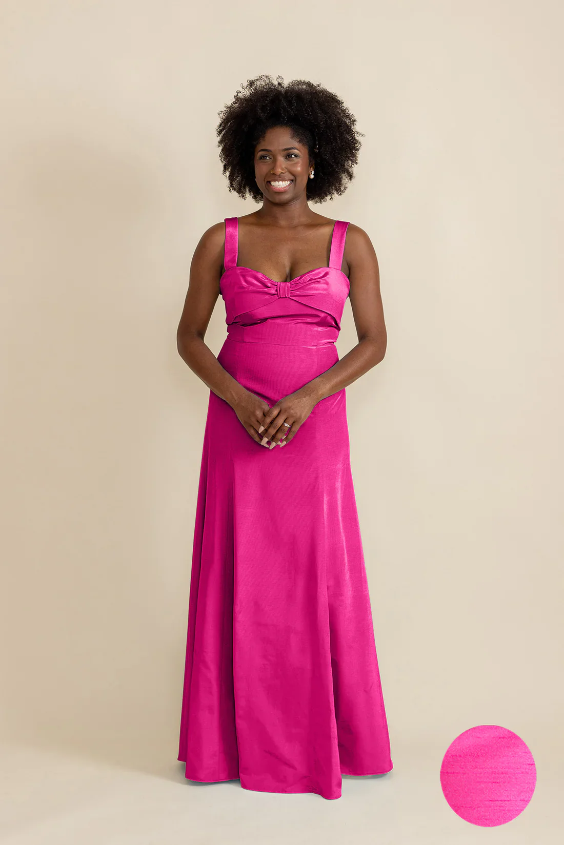 Grace Bodice with Trumpet Skirt in Shantung - Image 15